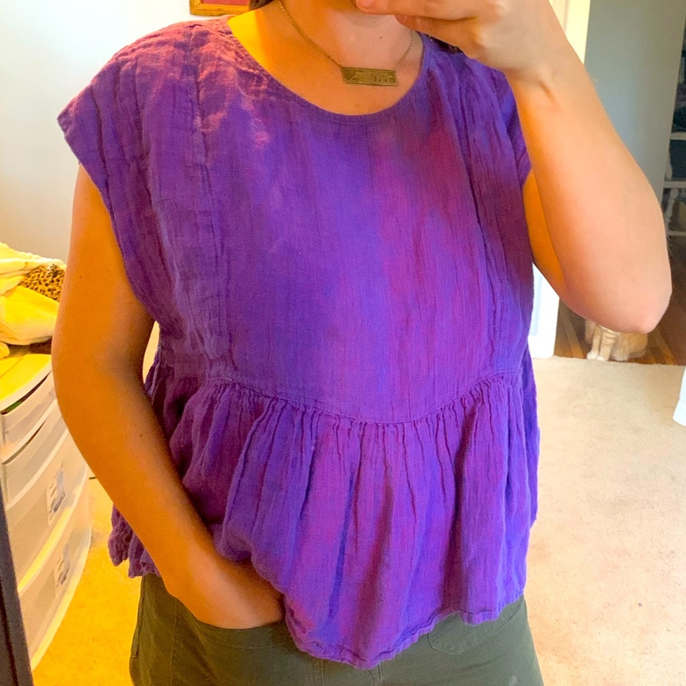 Earthy Woven Cotton Tank